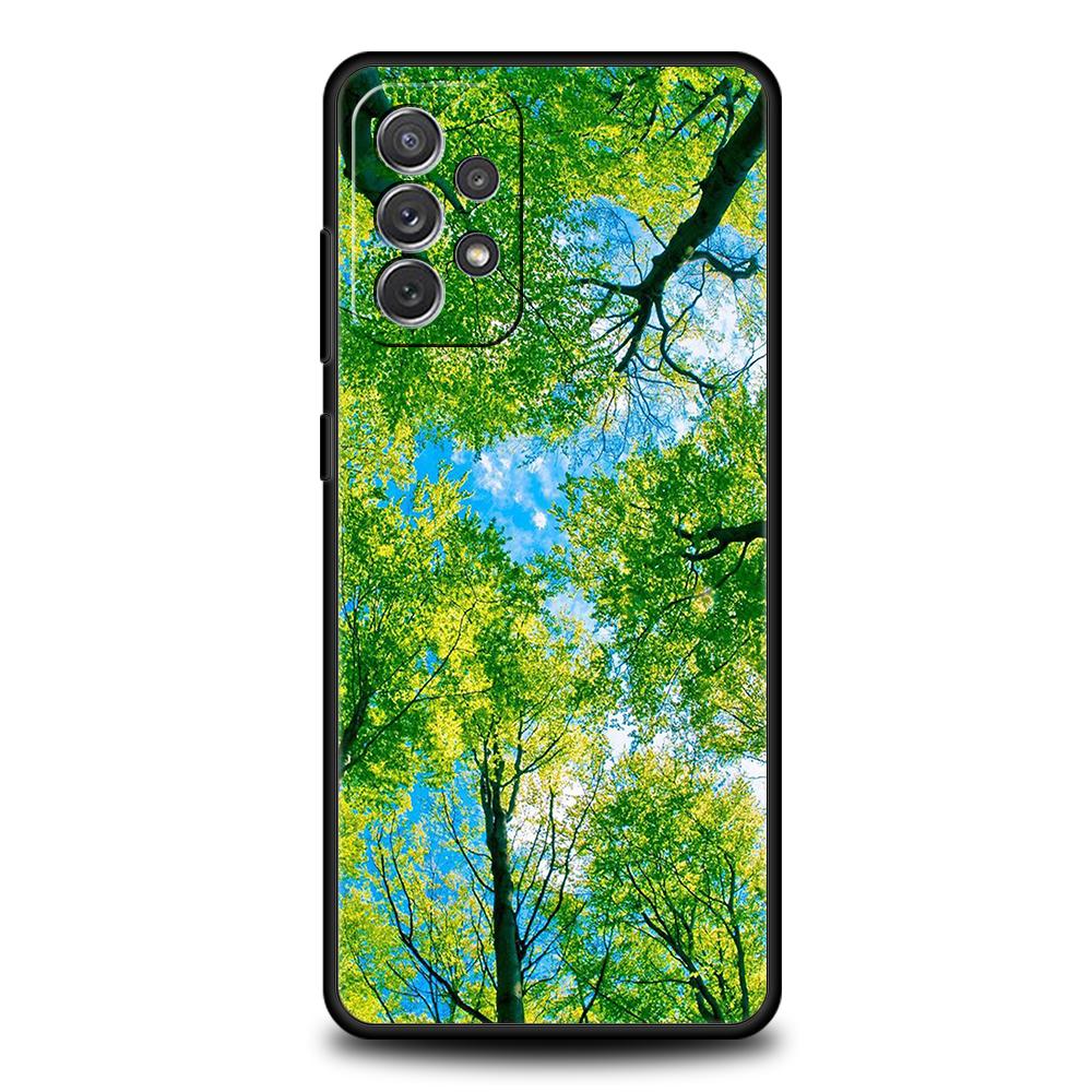 

Силиконовый чехол «Деревья и природа» для Samsung Galaxy A32 A52 A14 A13 A22 A72 A51 A71 A41 A11 A31 A21S 5G Роскошный чехол-бампер для телефона Samsung A51