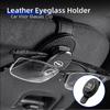 Clip Porte-Lunettes de Soleil en Cuir pour Voiture Pare-Soleil Porte-Lunettes pour Opel Corsa Insignia Vectra Zafira Meriva Mokka Vivaro Antara Ampera