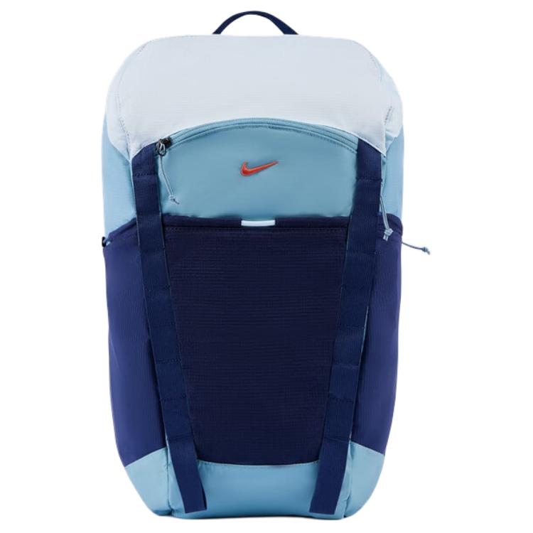 New Nike Fabric Backpack Large Size Unisex Denim Royal Blue & Deep Navy Blue DJ9677-464