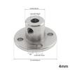 Eisen Motor Guide Welle Starre Flanschkupplung mit Schrauben für DIY RC Modellmotoren