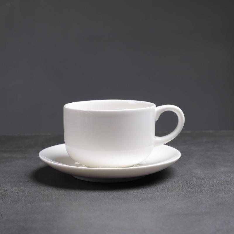 Zestaw Filiżanka i Spodek do Kawy Wypalany w Piecu, Retro Ceramiczna Filiżanka Kreatywny Kubek na Popołudniową Herbatę, Filiżanka do Kawy Cappuccino Latte