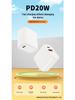 Compatible with Apple 20W PD Charger Head, 3C Certified for iPhone 15 Fast Charging