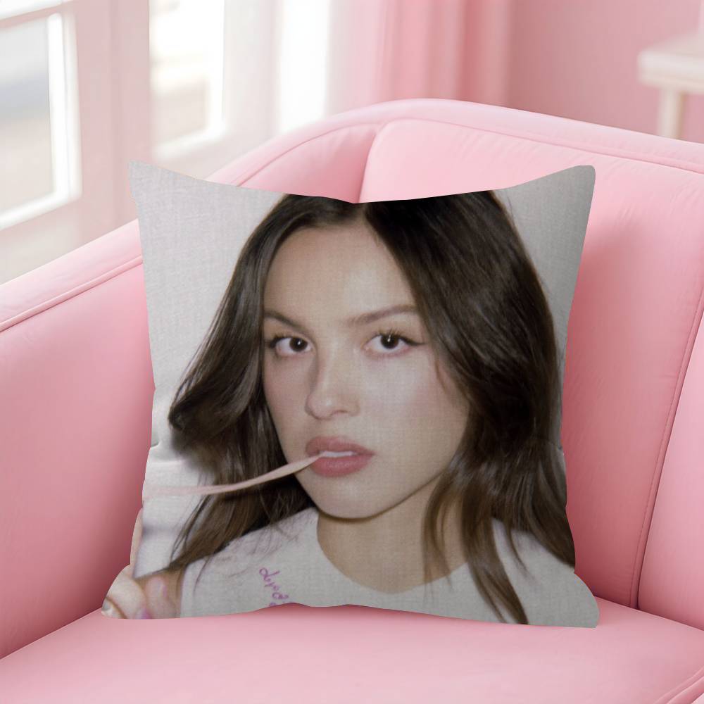 Singer Drop Dead Music  Pillow Covers Cartoon Sofa Decorative Home Doublesided Printing Short Plush Cute Cushion Cover