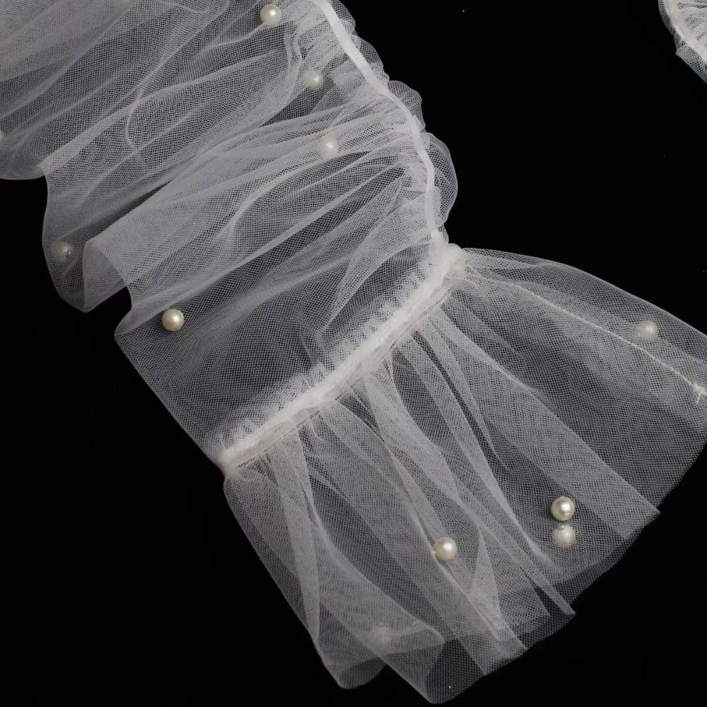 Lace Bridal Long White Gloves Versatile Brides Arm Cuffs  Women,Brides,Bridesmaid