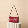 Retro Leather Armpit Toe Cover Layer Cowhide Tree Paste Vegetable Tanned Pillow Bag Versatile Texture Single Shoulder Crossbody Women's