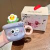 Birthday Gifts for Girls, Cute Flower-shaped Ceramic Mugs, High-value Drinking Cups with Lids and Spoons As Gifts