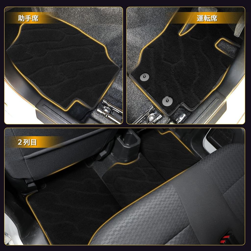 AUTO SPEC Wave Pattern Floor Mats for Suzuki Jimny Nomad Automatic These floor mats are also available as cargo mats or interior These mats offer