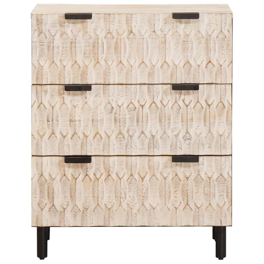 Sideboard White Washed Surface 60 x 33 x 75 cm