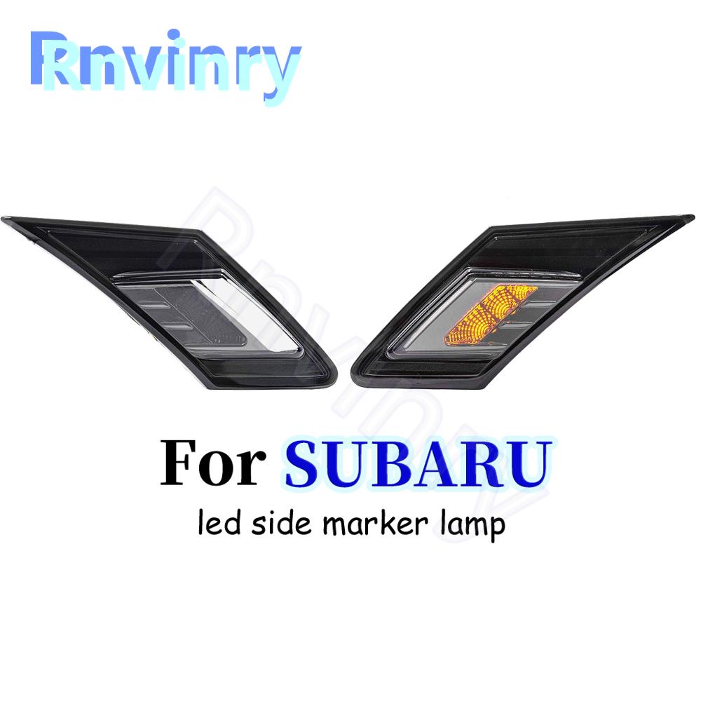 2pcs For Subaru BRZ 2013-up For Toyota 86 GT For Scion FRS 13-15 Car LED Side Marker Blinker Lights White/Amber Smoke Lens