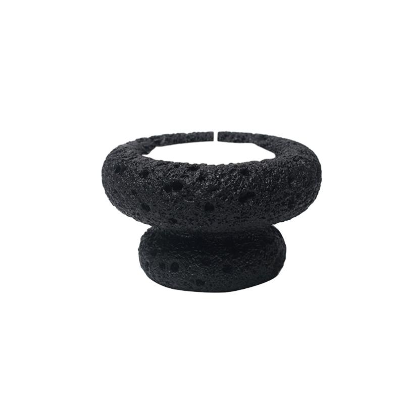 

Colored Cement Mold Candle Holder Artificial Hand-sprayed Candle Plate for Crafts Tea Light Tray Concrete Plaster Molds