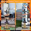 Halloween Wooden Witch , Indoor And Outdoor Porch Yard Decoration - Ghostly Witch Decoration