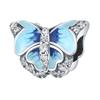 Butterfly Pendant S9 Sterling Silver Design Sense Accessories High Sense Diy Bracelet Necklace Jewelry Making