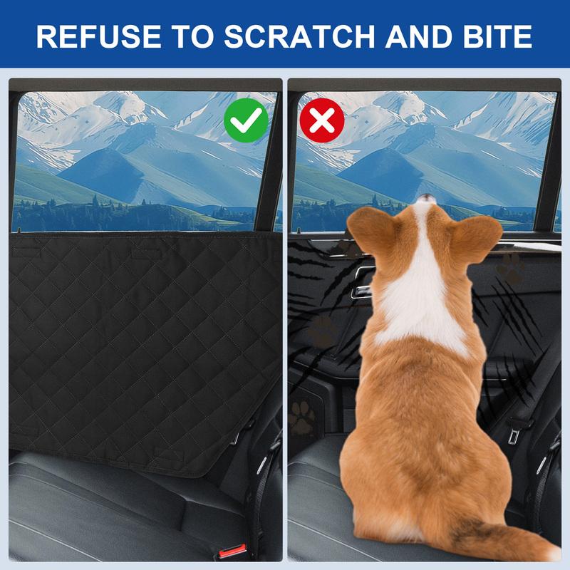 2Pcs Oxford Waterproof Car Door Protector Dog Vehicle Door Protector Washable Car Door Protect Mats for Car SUV Truck Dog Travel