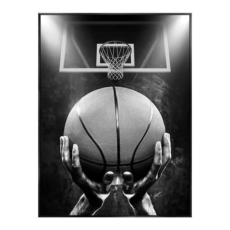 

Современные кроссовки баскетболиста плакат черно-белые декоративные картины холст стены искусства фотографии фотографии гостиная домашний декор 40x50cm No Framed