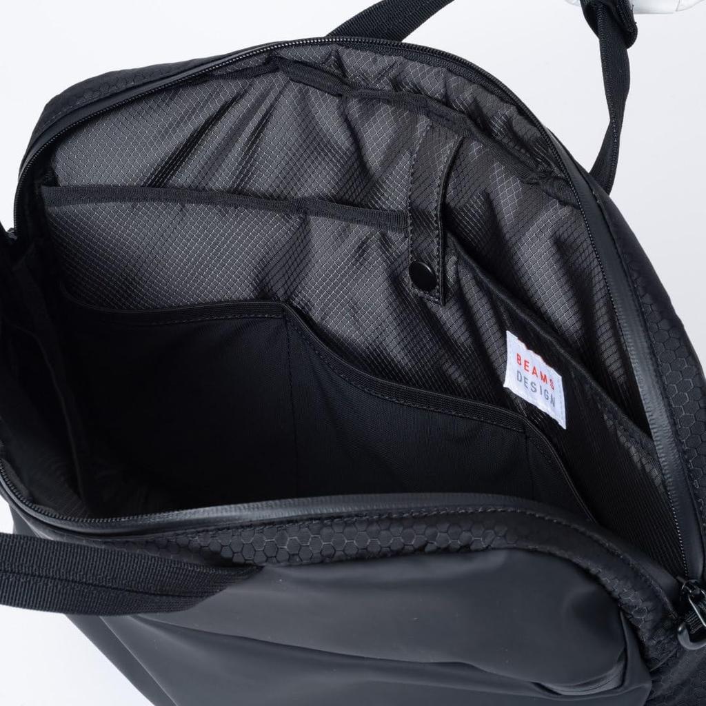 [Watertight] BEAMS DESIGN Briefcase (S) Black, Unisex