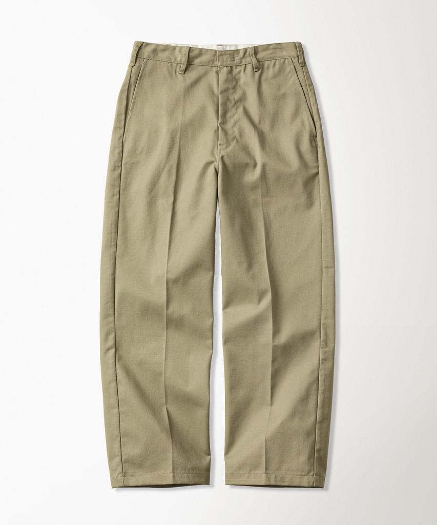 Beulonseun 1970S Straight-Leg Work Pants Khaki