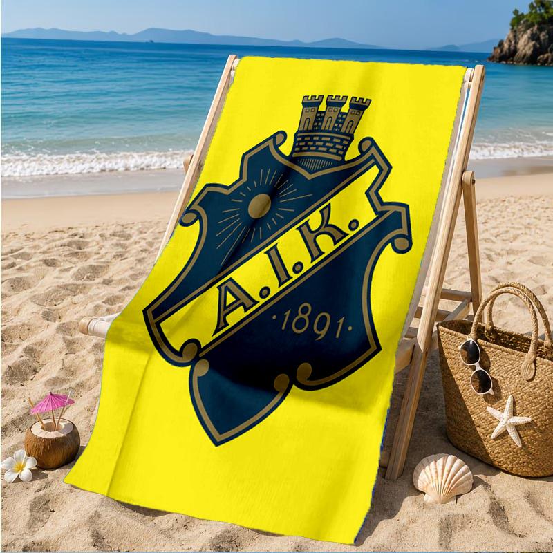 Aik Crest Beach Towel, Quick-drying, Easy To Care For, Suitable for Both Fitness and Beach Vacations,Sports Essential
