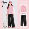Disney Girls' Autumn Baseball Jacket and Harem Pants Set