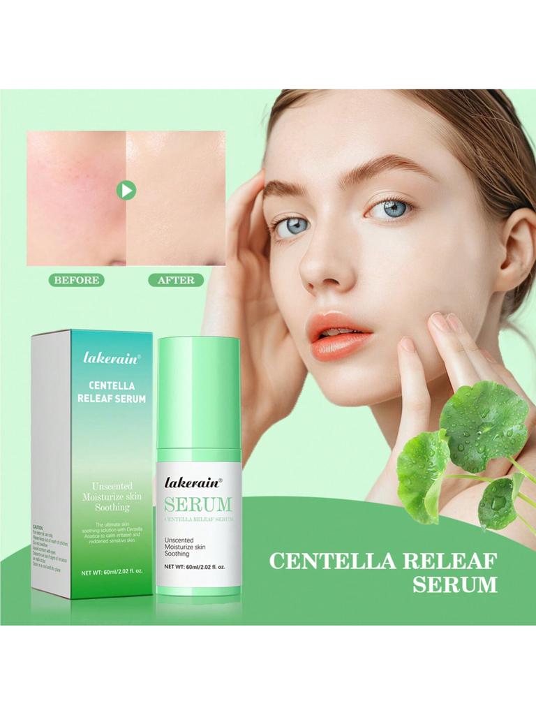 1Pc CENTELLA RELEAF SERUM With 60ml Fast Soothing Strengthens The Skin Barrier Gentle Skin Care Repa