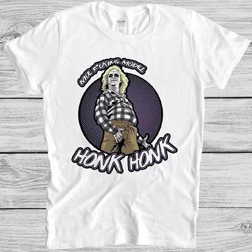 

Beetlejuice T Shirt Honk Slogan 80s Cult Film Funny Vintage Cool Gift Tee M152 4XL