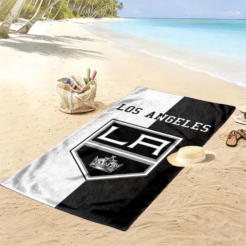 Los Angeles Kings Print Beach Towel Large Soft Quick Dry Towel For Beach Camping Swimming