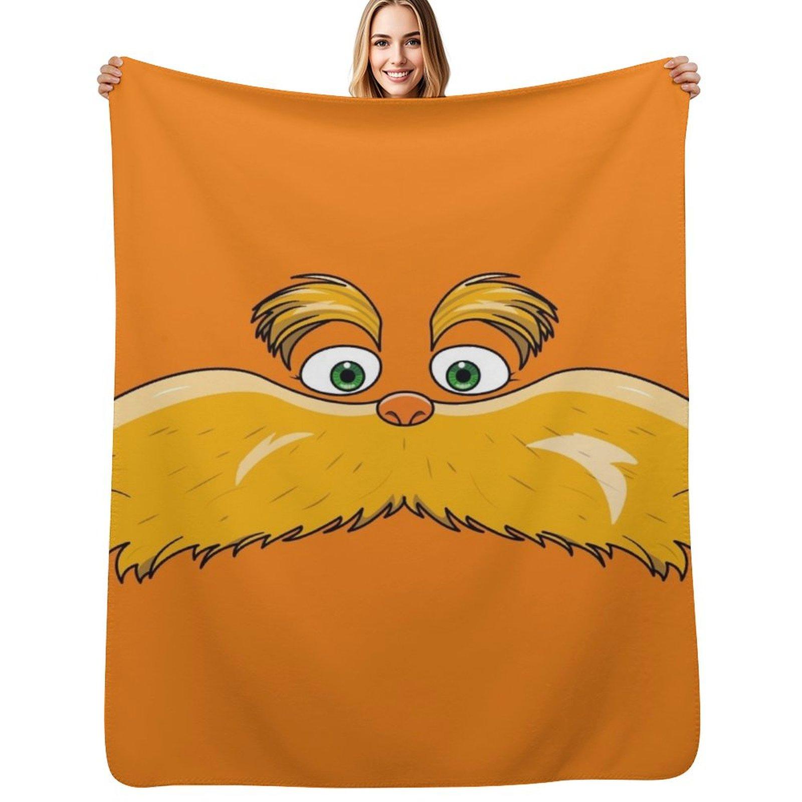 Přehoz Lorax Měkký Sherpa Fleece Teplá deka na zimu Size: 75*100cm, Weight: 280 GSM