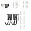 2 Heavy Duty Garage Hooks, Wall Storage Hangers, Utility Hooks for Bicycles, Extension Cords,