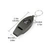 4Pcs 4 in 1 Emergency Whistle with Compass Thermometer Magnifier Portable Survival Multitool for