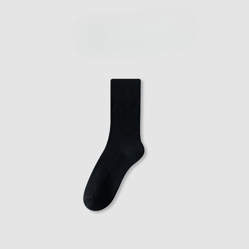 Women's Summer Thin Sweat Absorbing Breathable Boneless Anti Pilling Mid Tube Stack Socks