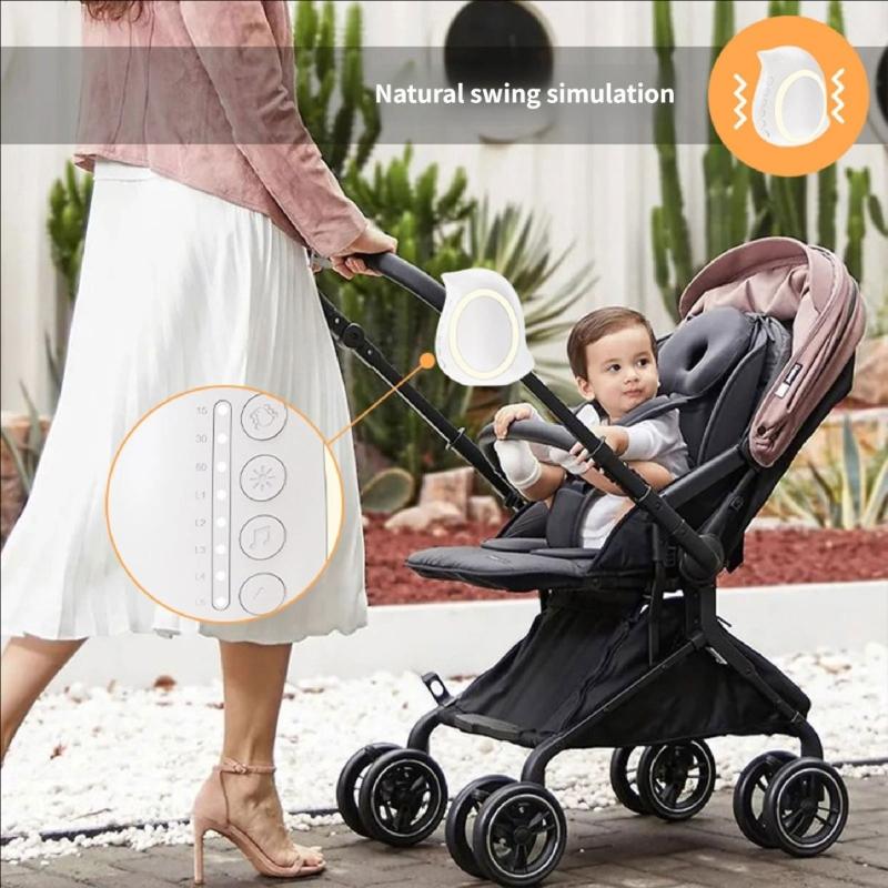 5 Gear Adjustable Speed Rechargeable Rocker Strollers Rocker Rocks All Strollers Pram and Pushchair Baby Sleep Soother Aid