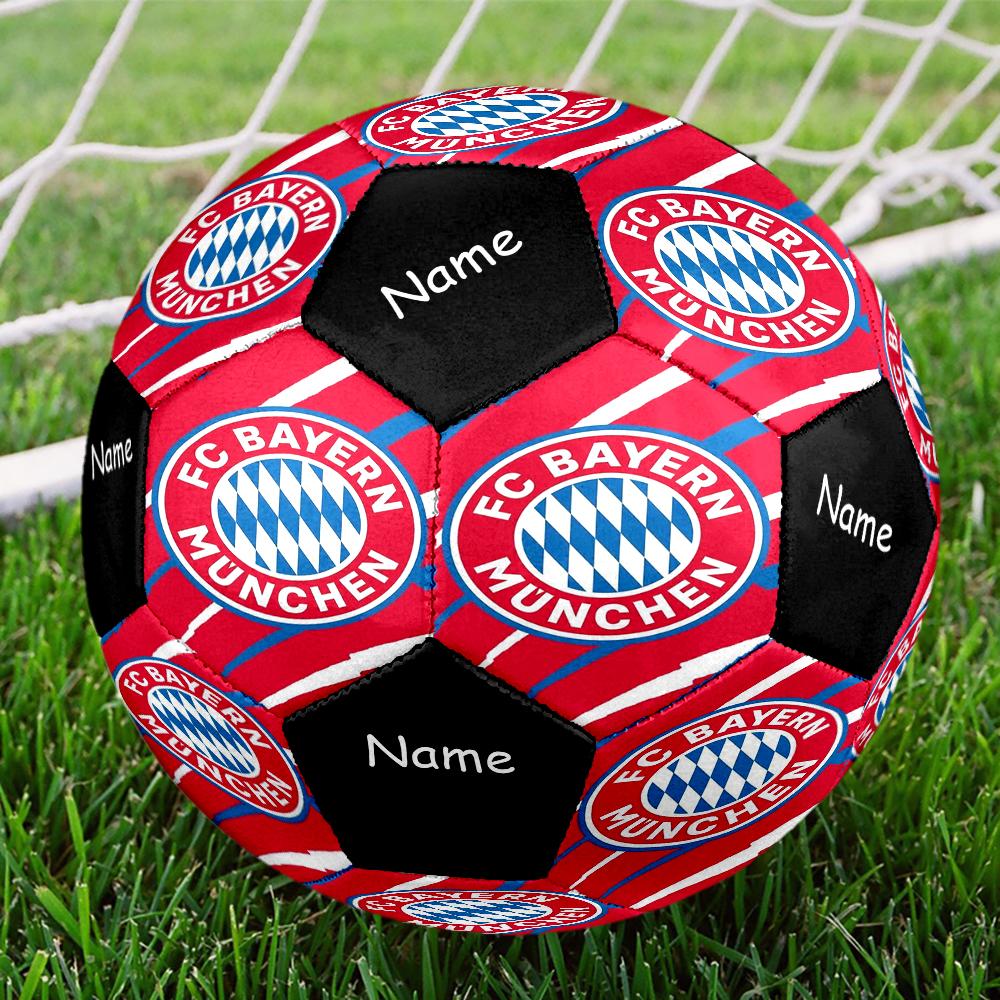 Custom Name Bayern Munich Theme Size 5 Soccer Ball, Suitable for Both Indoor and Outdoor Matches, a Gift Suitable for Everyone.