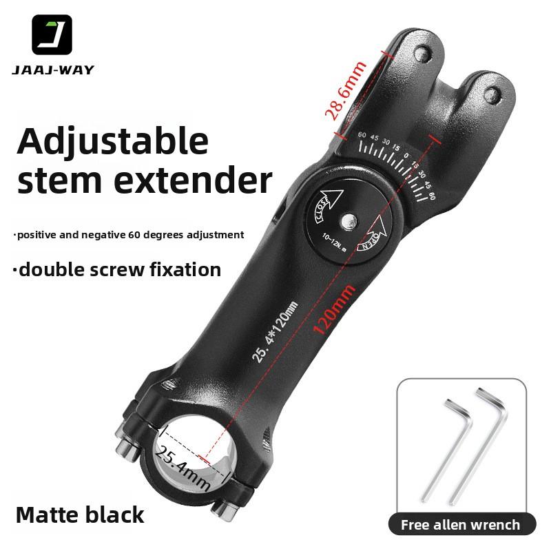 

Adjustable Bicycle Heightening Handle Vertical Aluminum Alloy Faucet Heightening Booster Variable Speed Modification Accessories with installation tools