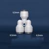 3/8" 1/4" Tube Reducing Tee 3 Ways Food Grade POM Quick Fitting Connector For Aquarium RO Water Filter Reverse Osmosis System