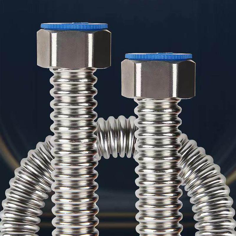 Stainless Steel Corrugated Pipe Domestic Water Heater Metal Hose Inlet Pipe Hot And Cold Household