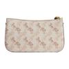 Coach Signature Canvas Shoulder Bag, Vintage Horse & Carriage Logo Classic Handbag with Gold Hardware, Women's Daily Travel CM712-B4TXF