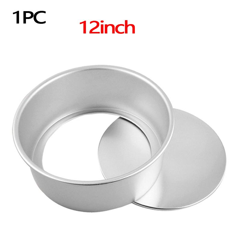 4pcs Round Cake Mold Aluminium Bakeware with Removable Base for Cake Baking Party Birthday Cake Cake Baking Tray Bakery Tools