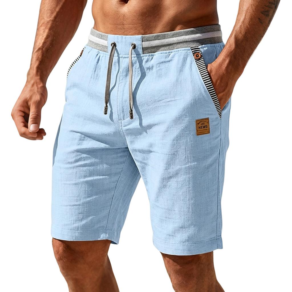 Men's  Casual Shorts Men's Elastic Waist Outdoor Sports Shorts