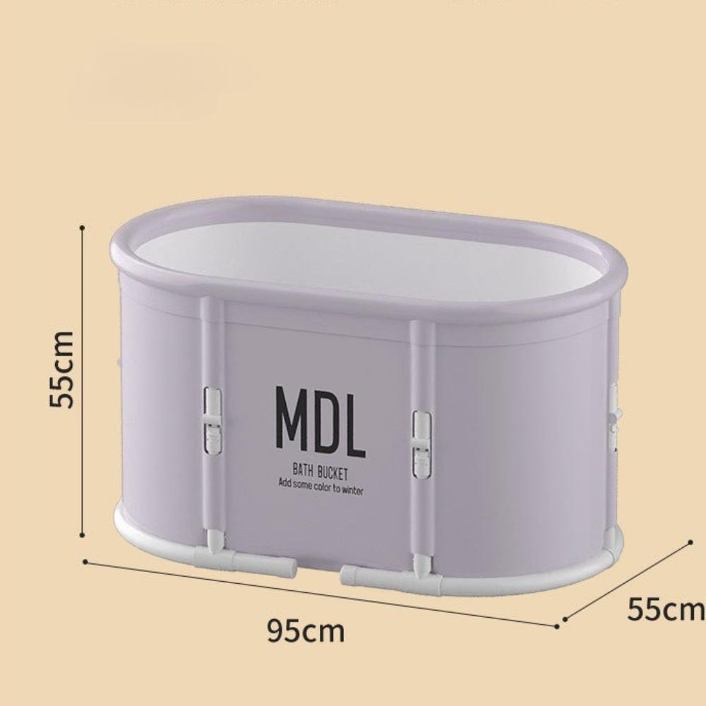 Folding Household Bath Tub Adult Bath Tub Baby Play Pool Reclining Bath Convenient Widening Lengthening The Anti Mold Bath Tub