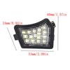 2Pcs Puddle Light For Volvo V40 V50 C30 C70 S40 S60 S80 V50 V70 XC70 XC90 LED Under Mirror Lamp For Jaguar XJ XF XK/XKR XE
