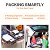 6PCS Mesh Visual Luggage Portable Packing Cubes Lightweight Suitcase Bag Compressed Travel Storage Organizer Set with Shoe Bag