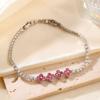 Fashion Personality Four-Leaf Clover Bracelet Trend Hip-Hop Niche Strings Women's Exquisite Bracelet Hand Jewellery
