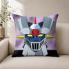 Cushion Cover Wrinkleresistant Short Plush Pillow Case Breathable Machinewashable Japanese Anime Mmazinger Z