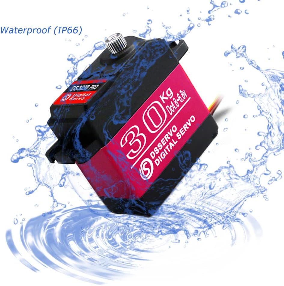 DS3230 PRO 30KG 6V Digital Servo Motor with 25T Horn | 180° Rotation | Aluminum Case | High-Torque for RC Cars, Trucks, Robotics, and DIY Projects
