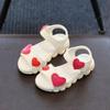 Sandalen Neue Kindersandalen für Mädchen Koreanische Mode Offene Zehenpartie Rutschfest Strandsandalen Lässig Bequem Weiche Sohle Kinderschuhe