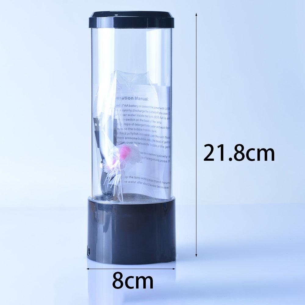 LED Jellyfish Aquarium Night Light, 7-Color Changing, Mood Lamp for Home Office Sleep Relax, Gifts