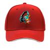 Abstract Neon Headphones Splash Artw Sandwich Baseball Cap Sun Cap Outdoor Workouts Hat