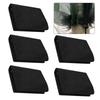 5PCS Plant Protection Cover Black Drawstring Horticulture Vegetable Cover 0.8*1m 1*1.5m For Crops Fruits Flowers