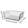 Space Saving Under Table Storage Basket Universal Organizer Storage Rack  Kitchen Organizer