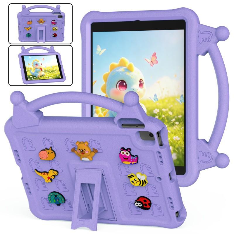Cartoon Animal Print IPad Case With Kickstand Full Protection 10.2 7th/8th/9th Air 3 10.5 Pro Soft TPU Cover