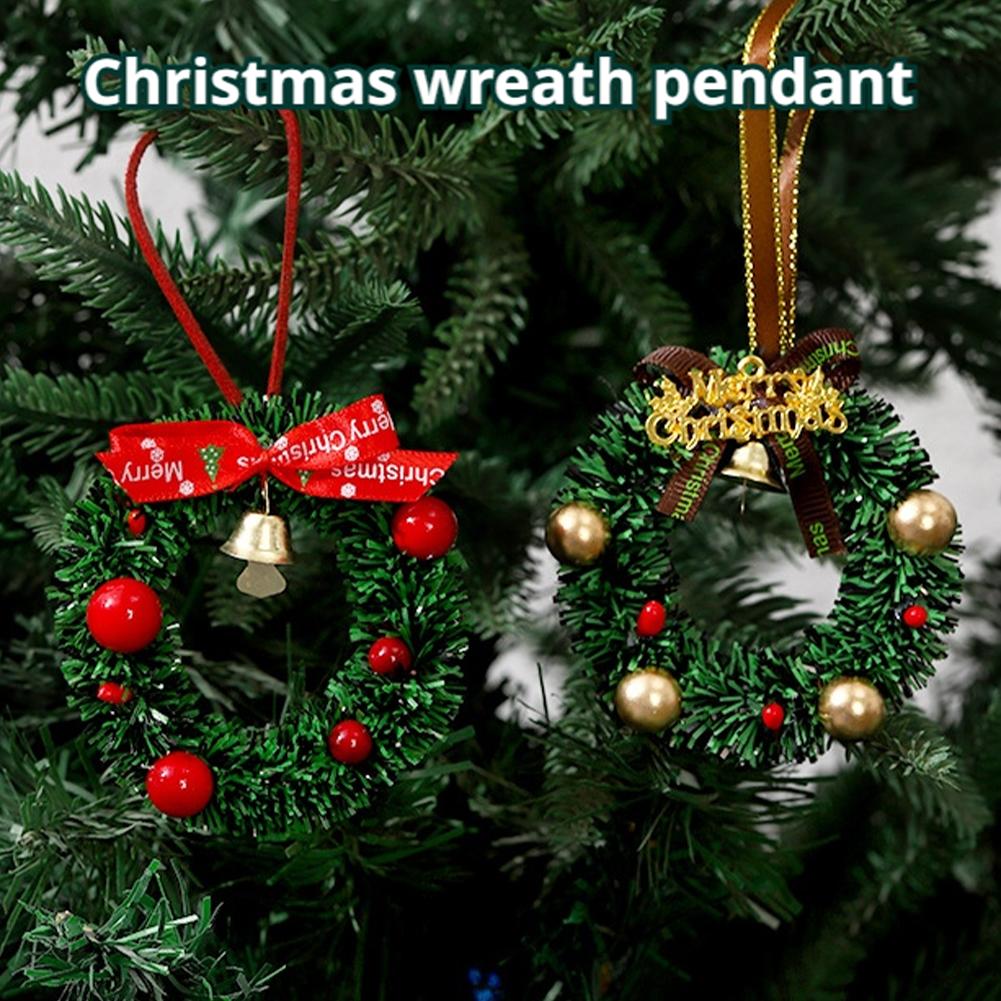 5Pcs Christmas Jingle Bells Christmas Tree Decorations Pendants New Year  Ornament Handmade Diy Iron Bells New Year Gifts